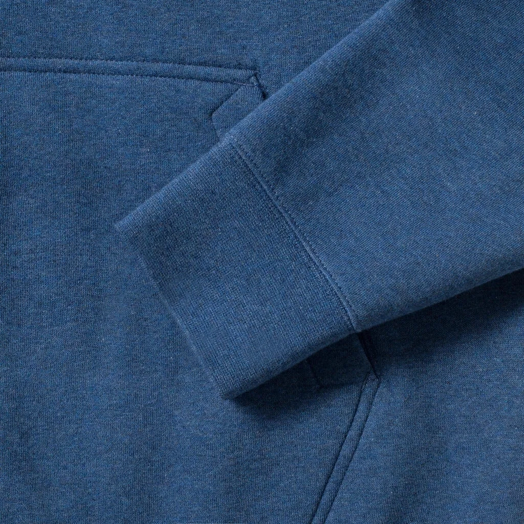 Men's Authentic Melange Zipped Hood Sweat