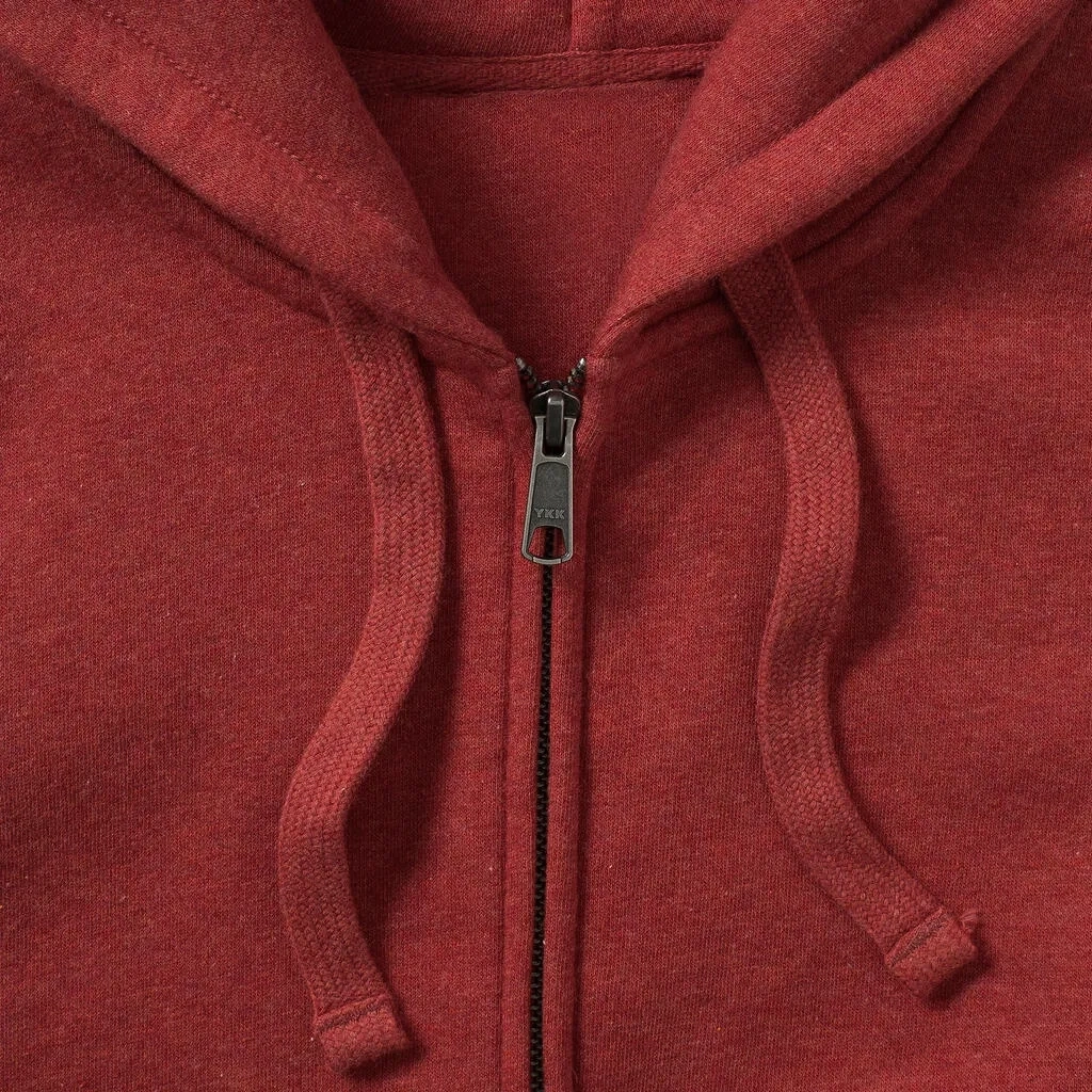 Ladies' Authentic Melange Zipped Hood Sweat