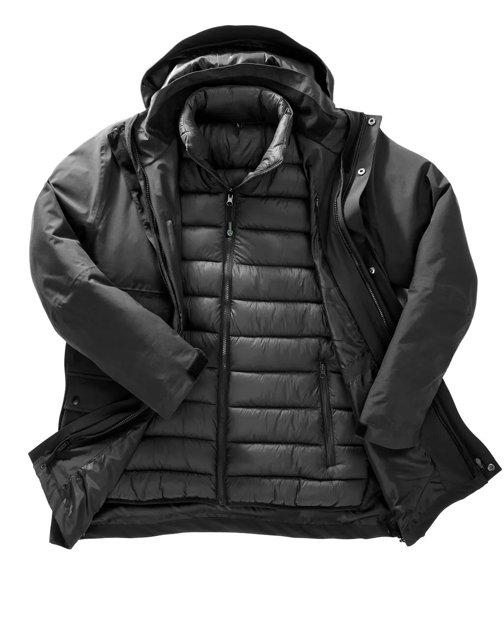 Recycled 3In1 Padded Ripstop Jacket