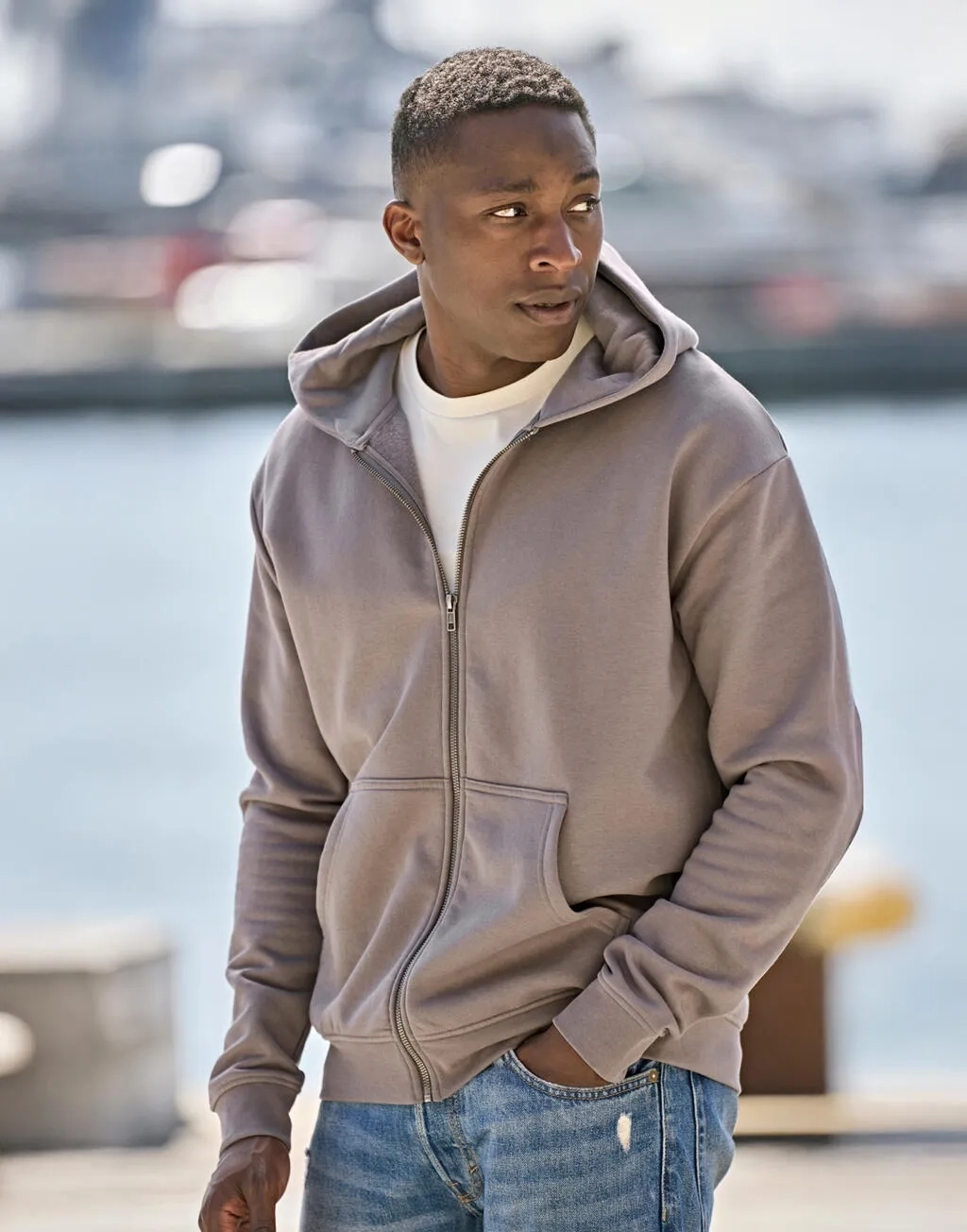 UNLABELED Hooded Full Zip Sweatshirt