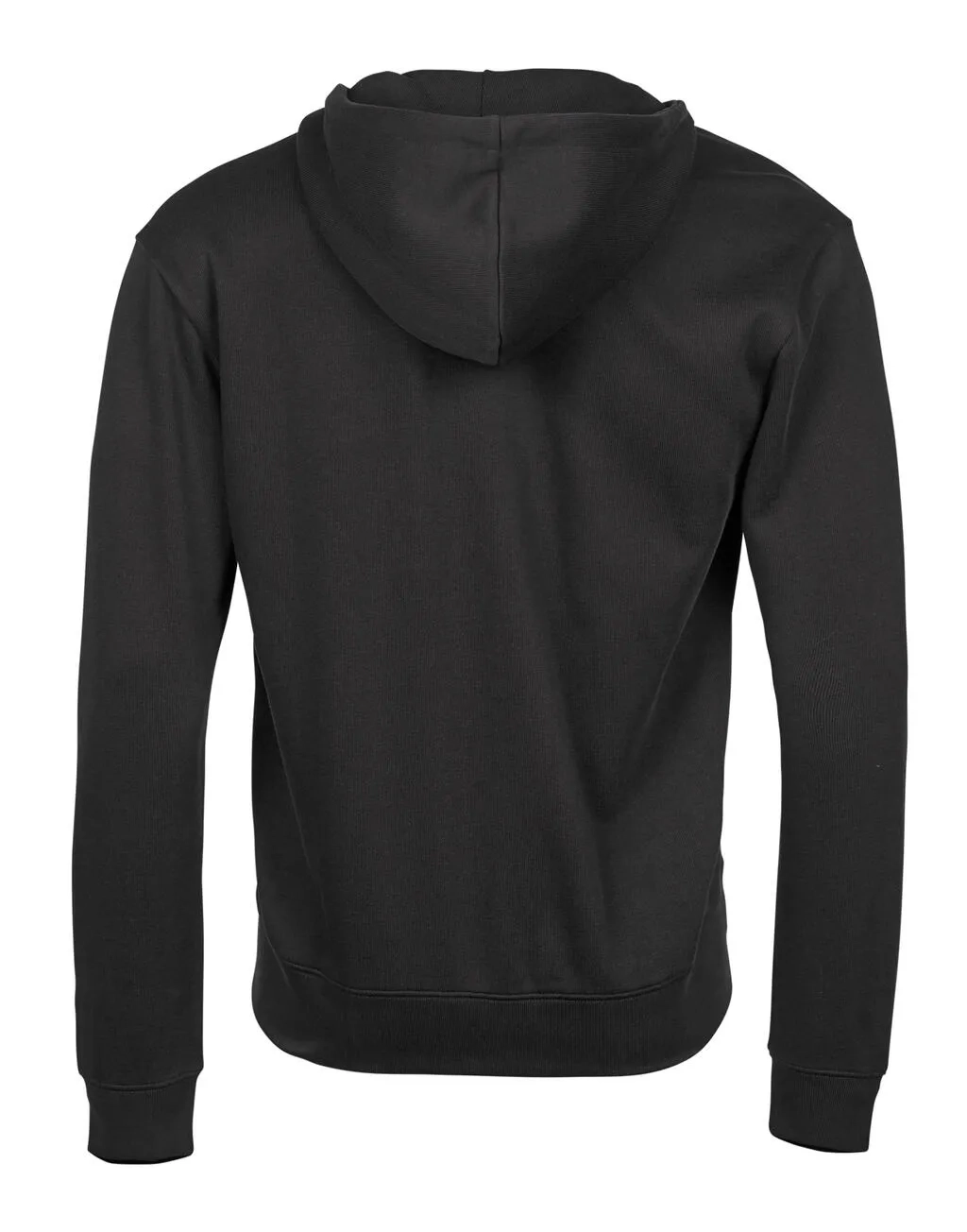 Ribbed Interlock Hooded Full Zip