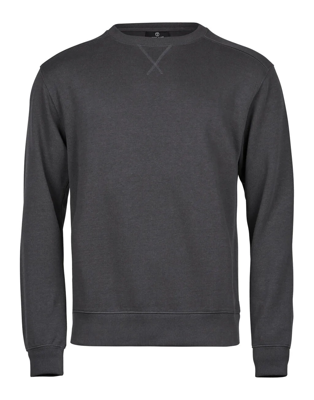 Ribbed Interlock Crew Neck