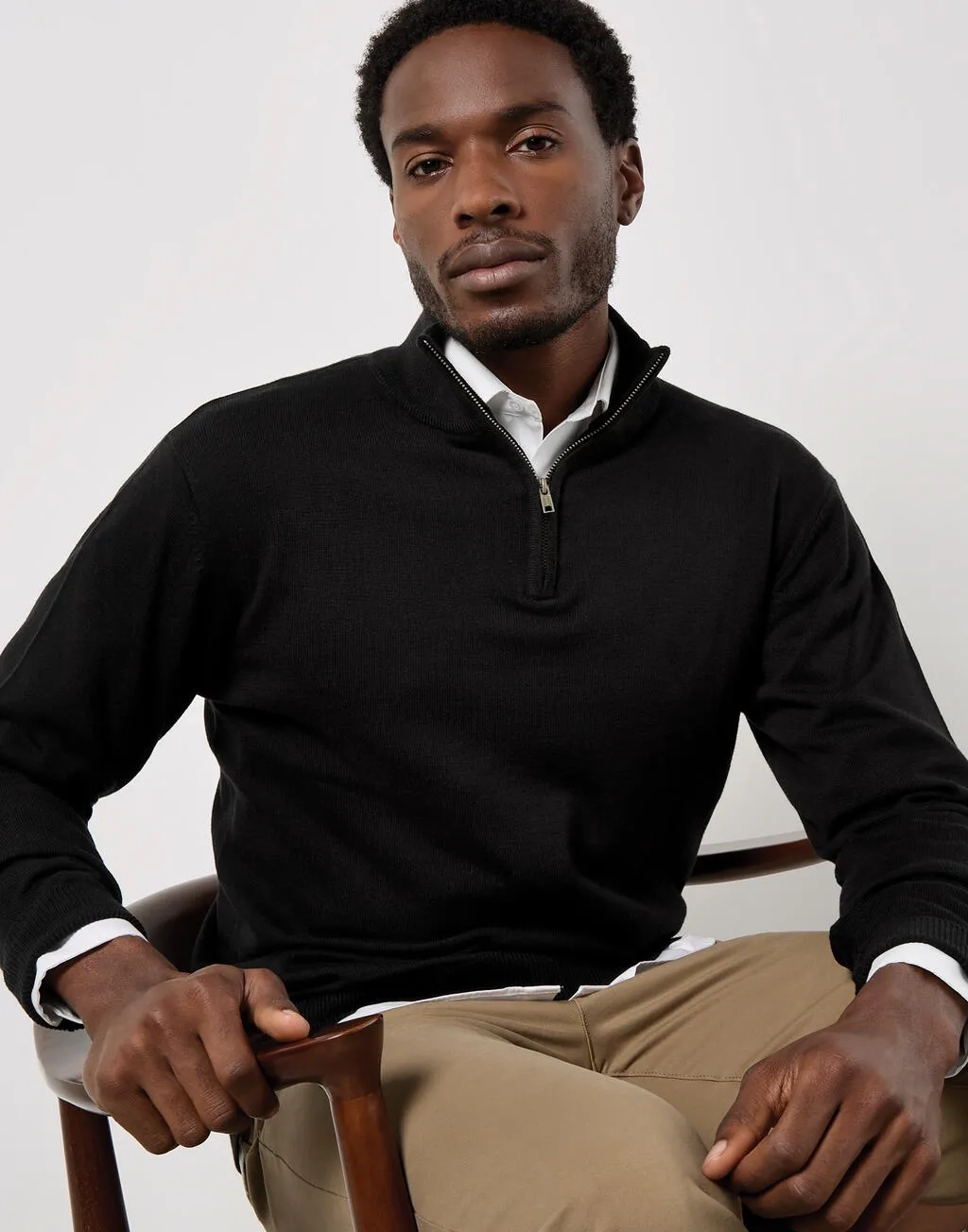 Regular Fit Arundel 1/4 Zip Sweater