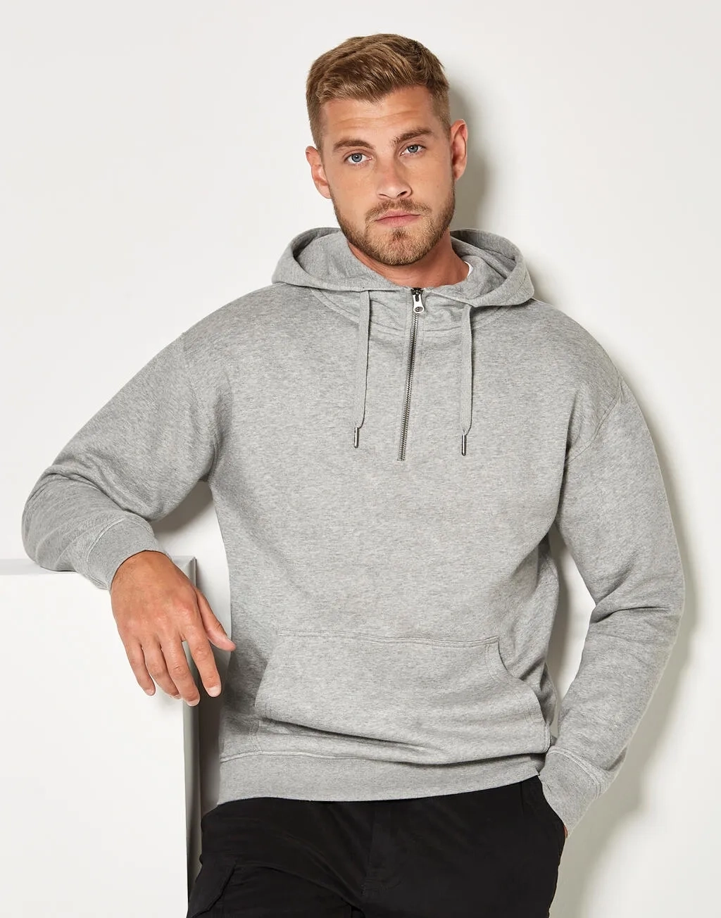 Regular Fit 1/4 Zip Hoodie