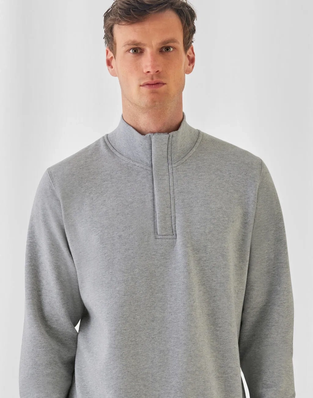 ID.004 Cotton Rich 1/4 Zip Sweat
