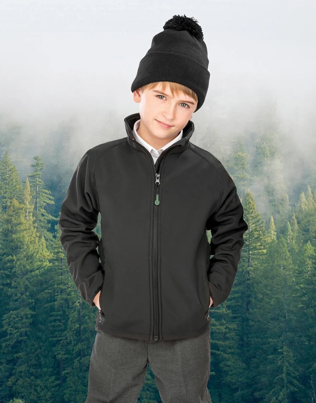 Recycled 2-Layer Printable J/Y Softshell Jacket