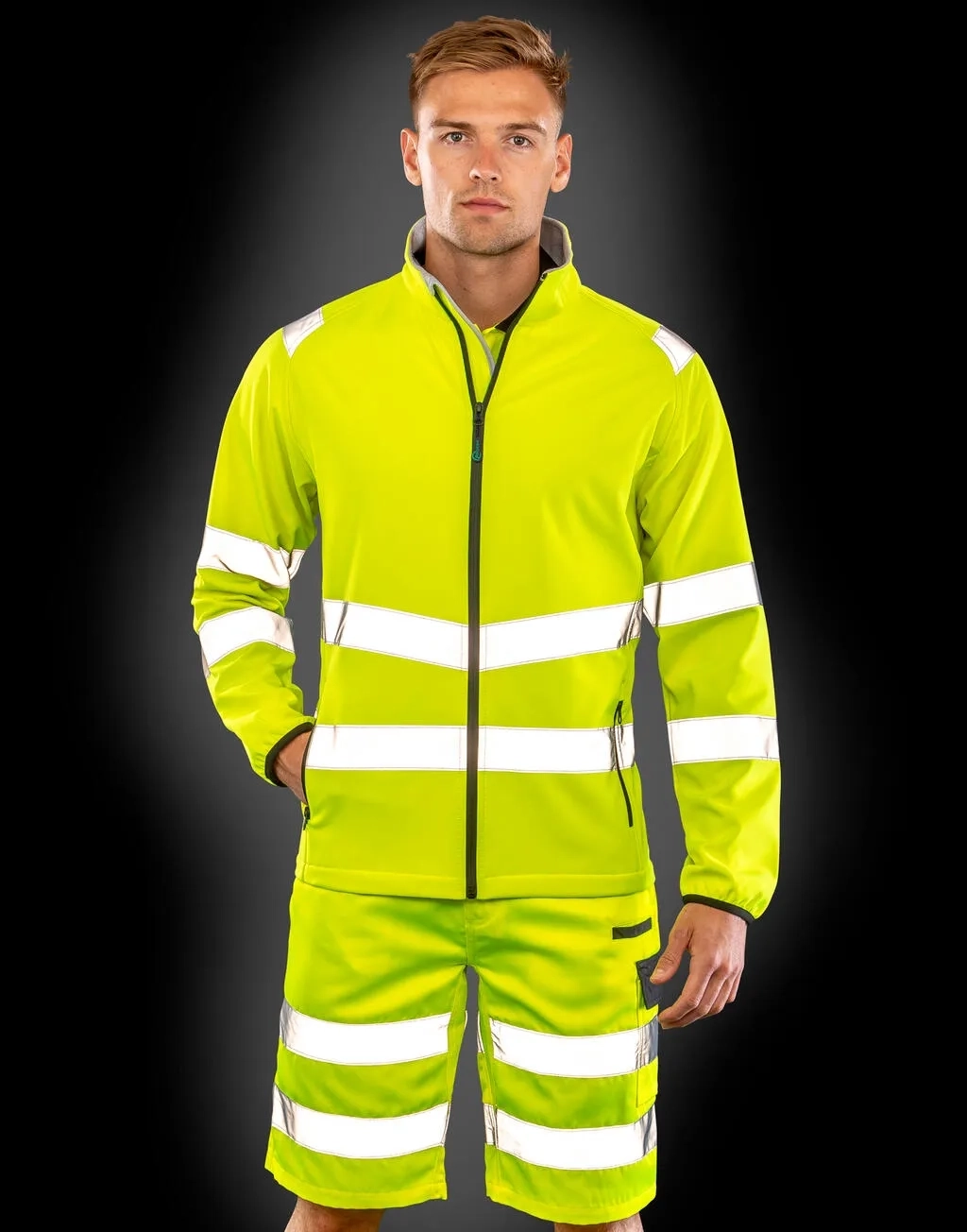 Recycled Printable Safety Softshell