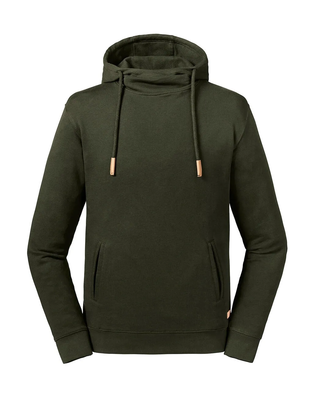 Pure Organic High Collar Hooded Sweat