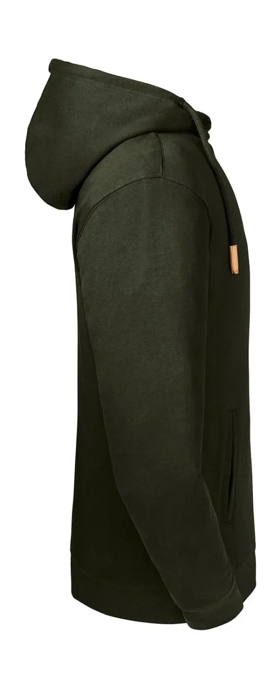 Pure Organic High Collar Hooded Sweat