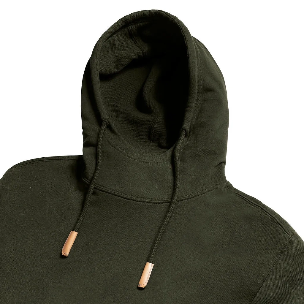 Pure Organic High Collar Hooded Sweat