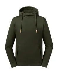 Pure Organic High Collar Hooded Sweat