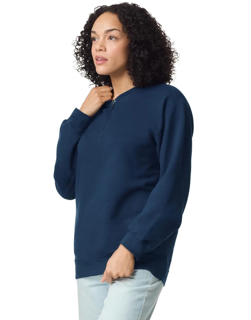 Softstyle Midweight Adult Fleece 1/4 Zip Sweat
