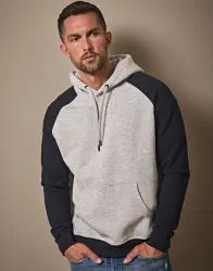 Two-Tone Hooded Sweatshirt