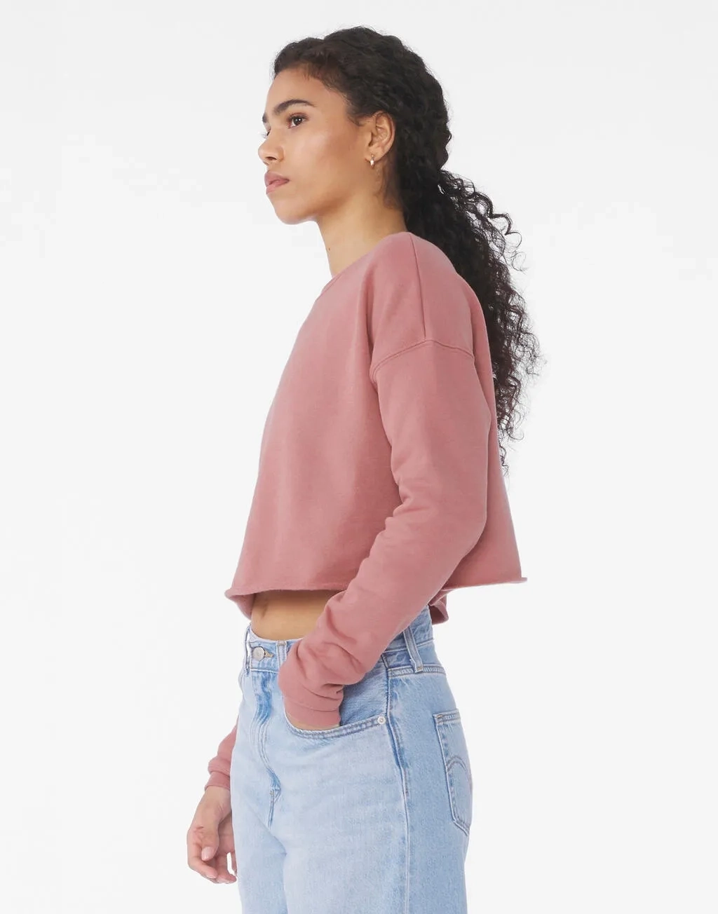 Women's Cropped Crew Fleece