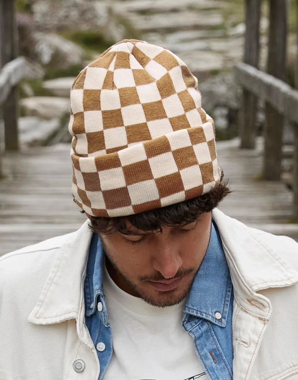 Checkerboard Beanie