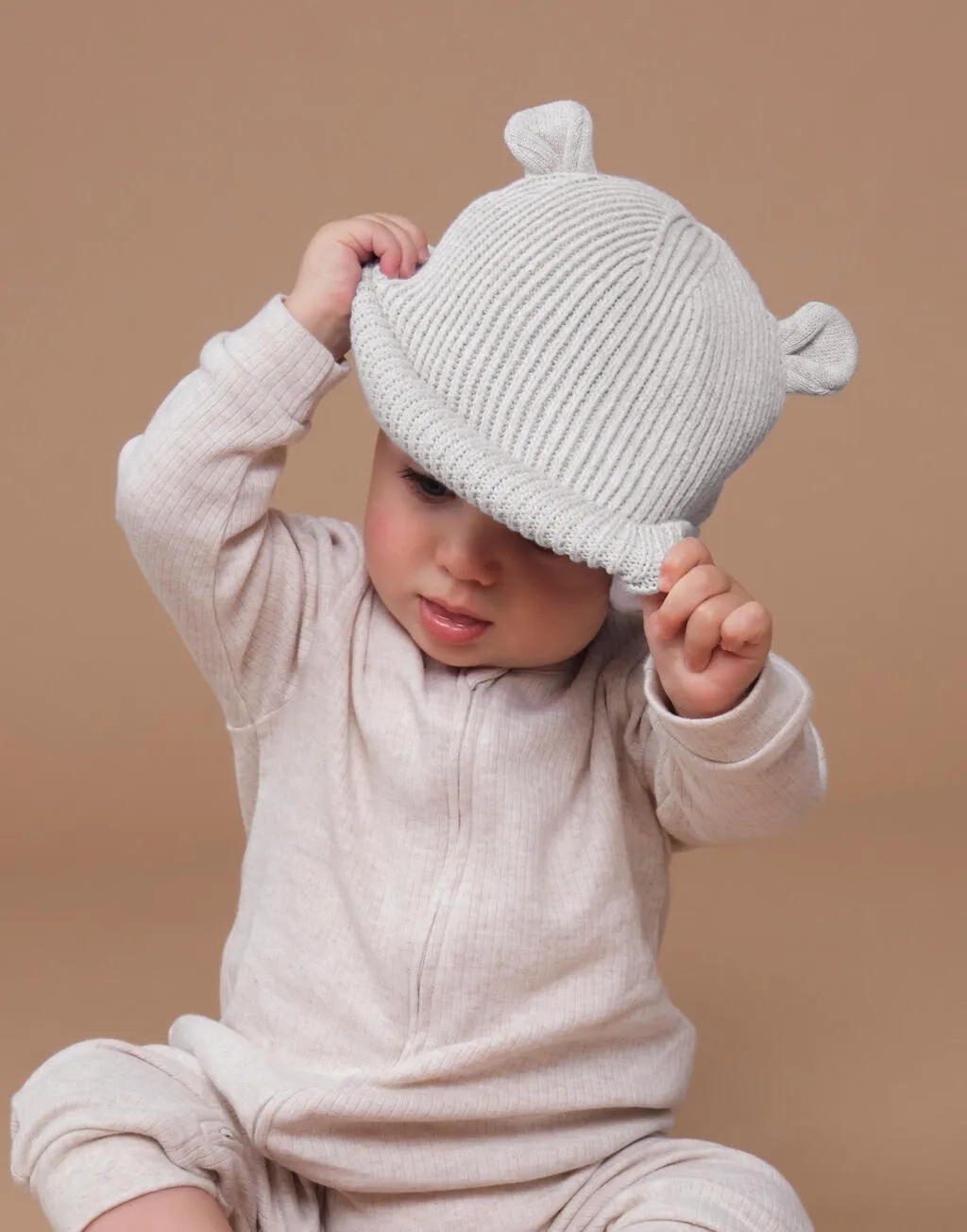 Organic Baby Bear Beanie