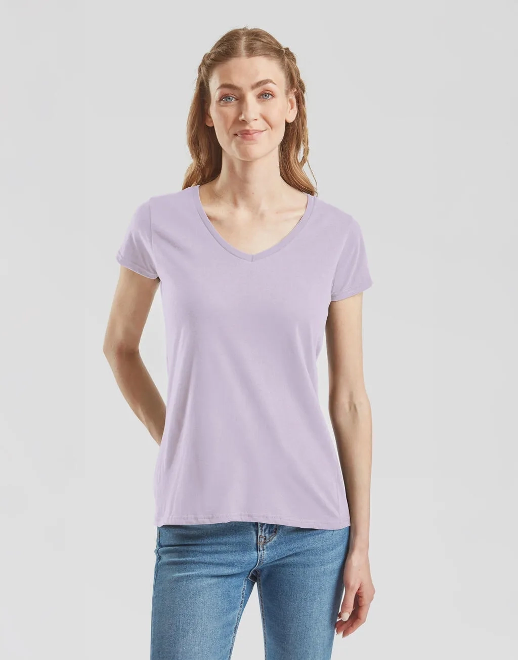 Ladies' Iconic 150 V Neck T