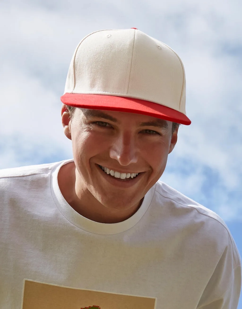 Contrast Flat Peak 6 Panel Cap