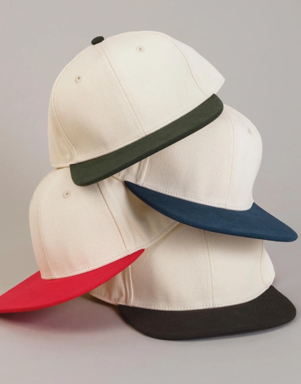 Contrast Flat Peak 6 Panel Cap