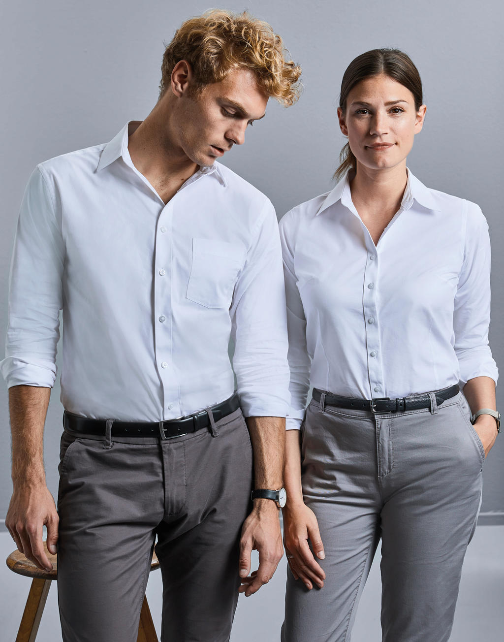 Men`s LS Tailored Coolmax® Shirt