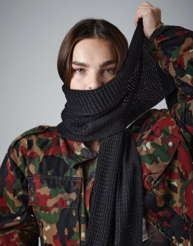 Classic Waffle Knit Scarf