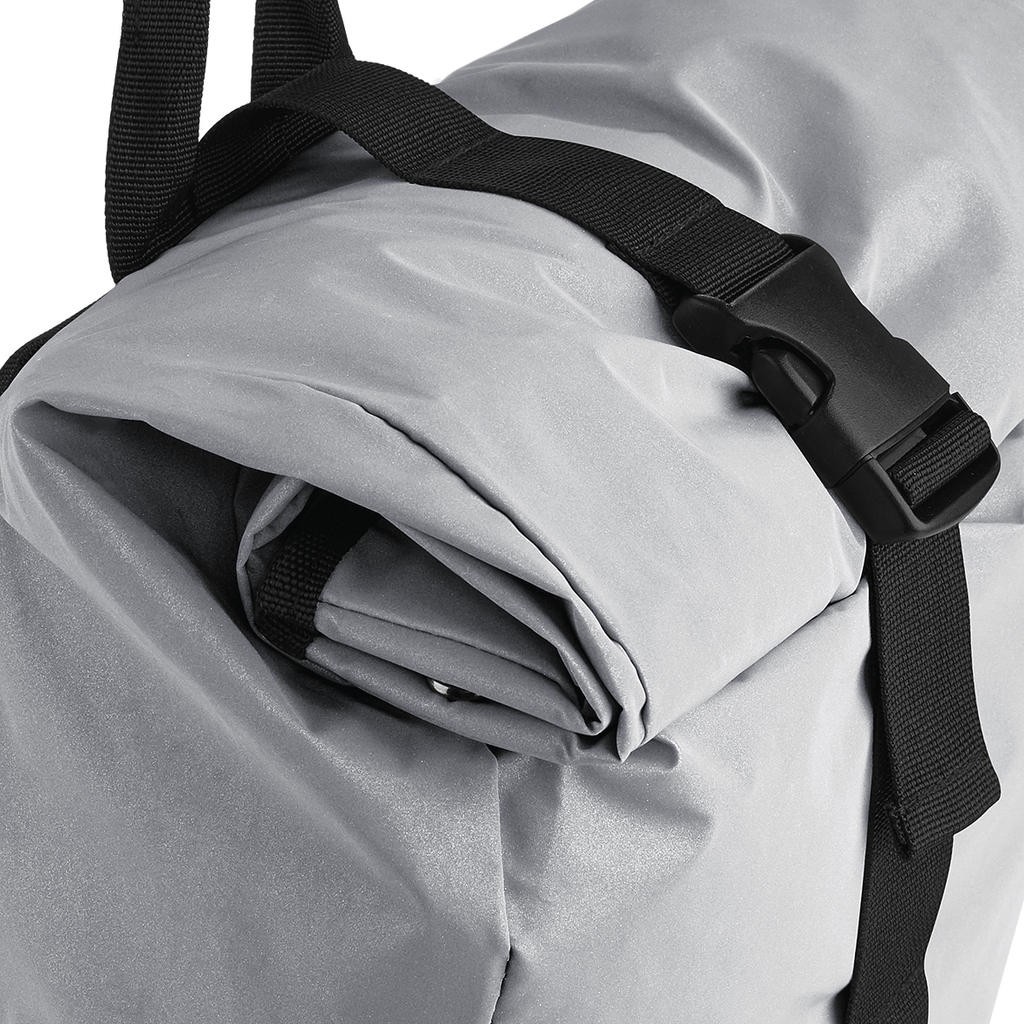 Reflective Roll-Top Backpack