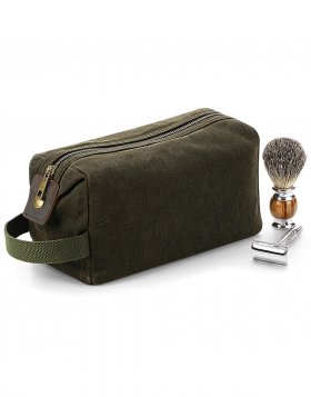 Heritage Waxed Canvas Wash Bag