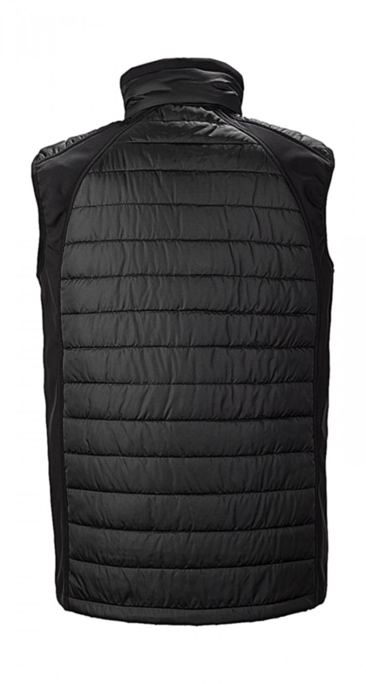 Black Compass Padded Softshell Gilet