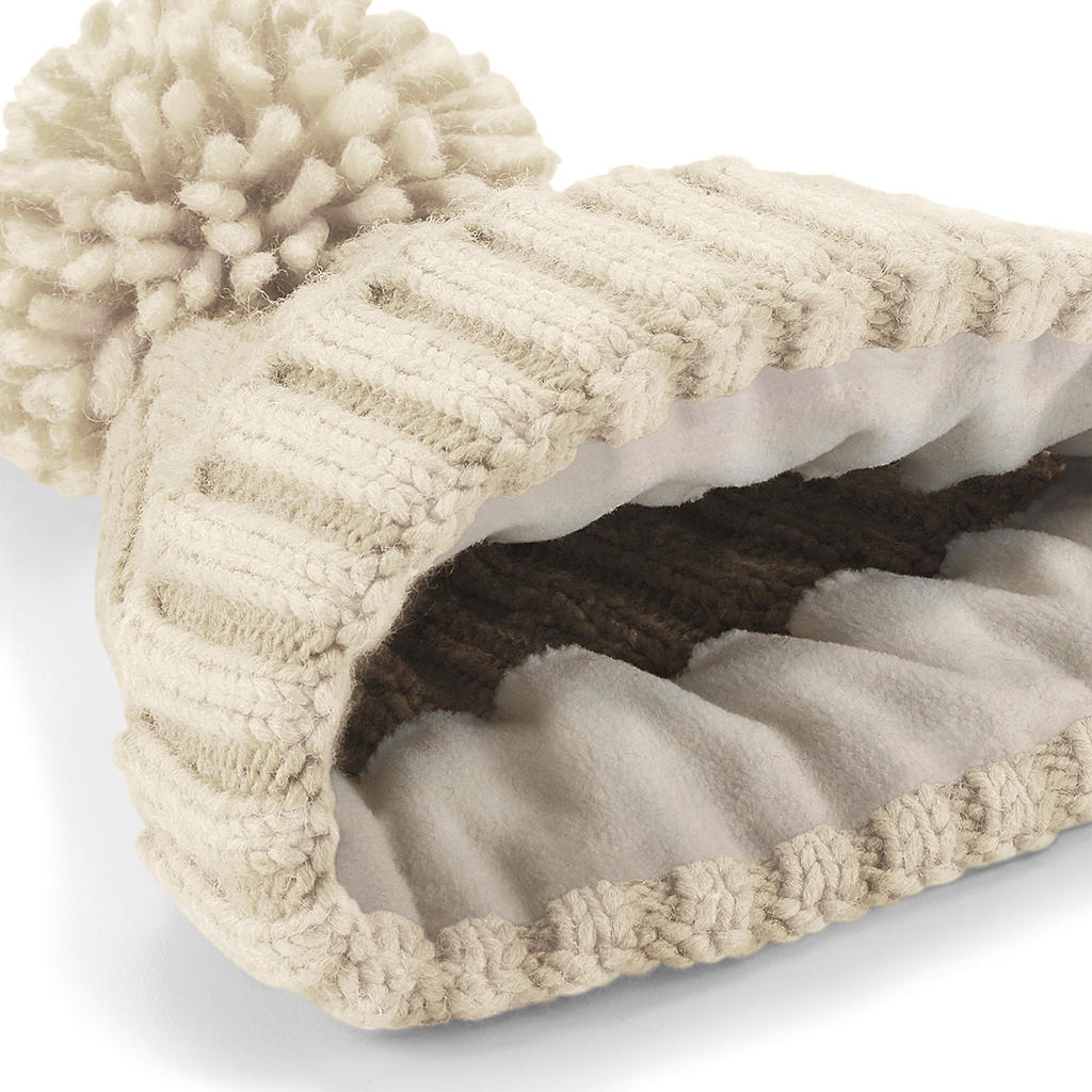 Cable Knit Melange Beanie