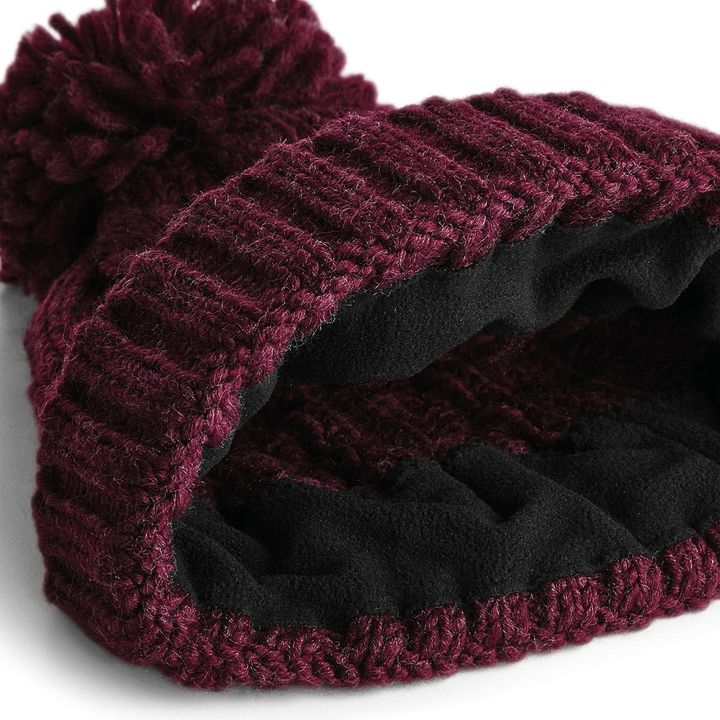 Cable Knit Melange Beanie