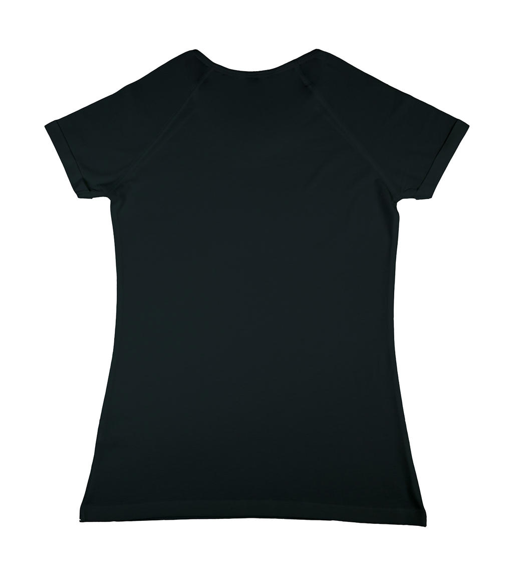 Emily Viscose-Cotton Rolled Up Raglan T-Shirt