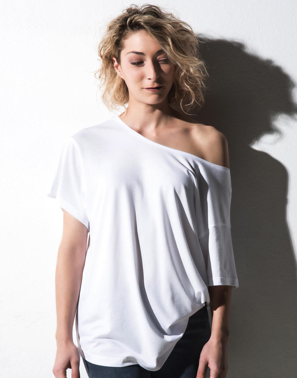 Kate Viscose-Cotton Fashion Boxy T-Shirt