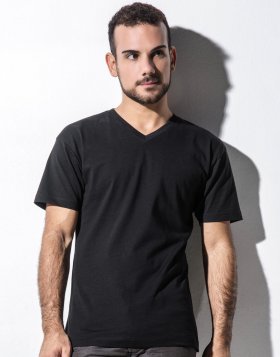 James Men`s Organic V-Neck T-Shirt