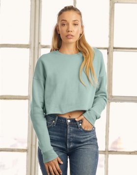 Women`s Cropped Crew Fleece