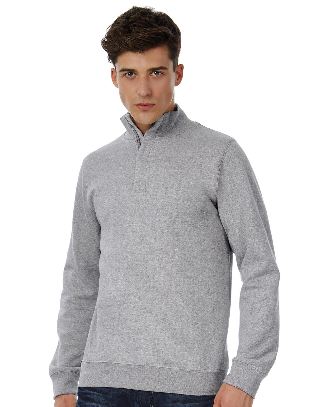 ID.004 Cotton Rich 1/4 Zip Sweat