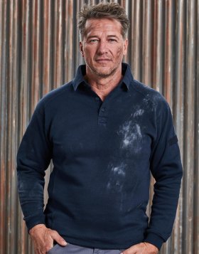 Workwear Sweatshirt with Collar
