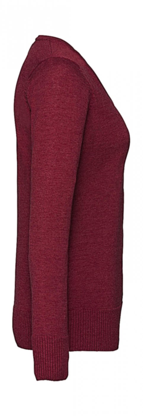 Ladies’ V-Neck Knitted Pullover