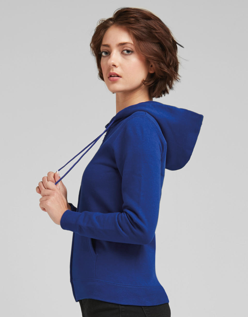 Ladies` Zip Hood