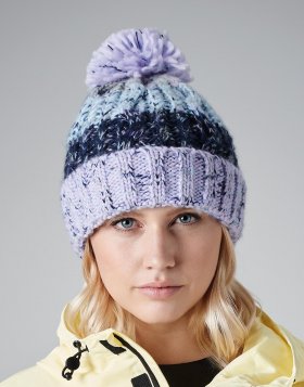 Corkscrew Pom Pom Beanie