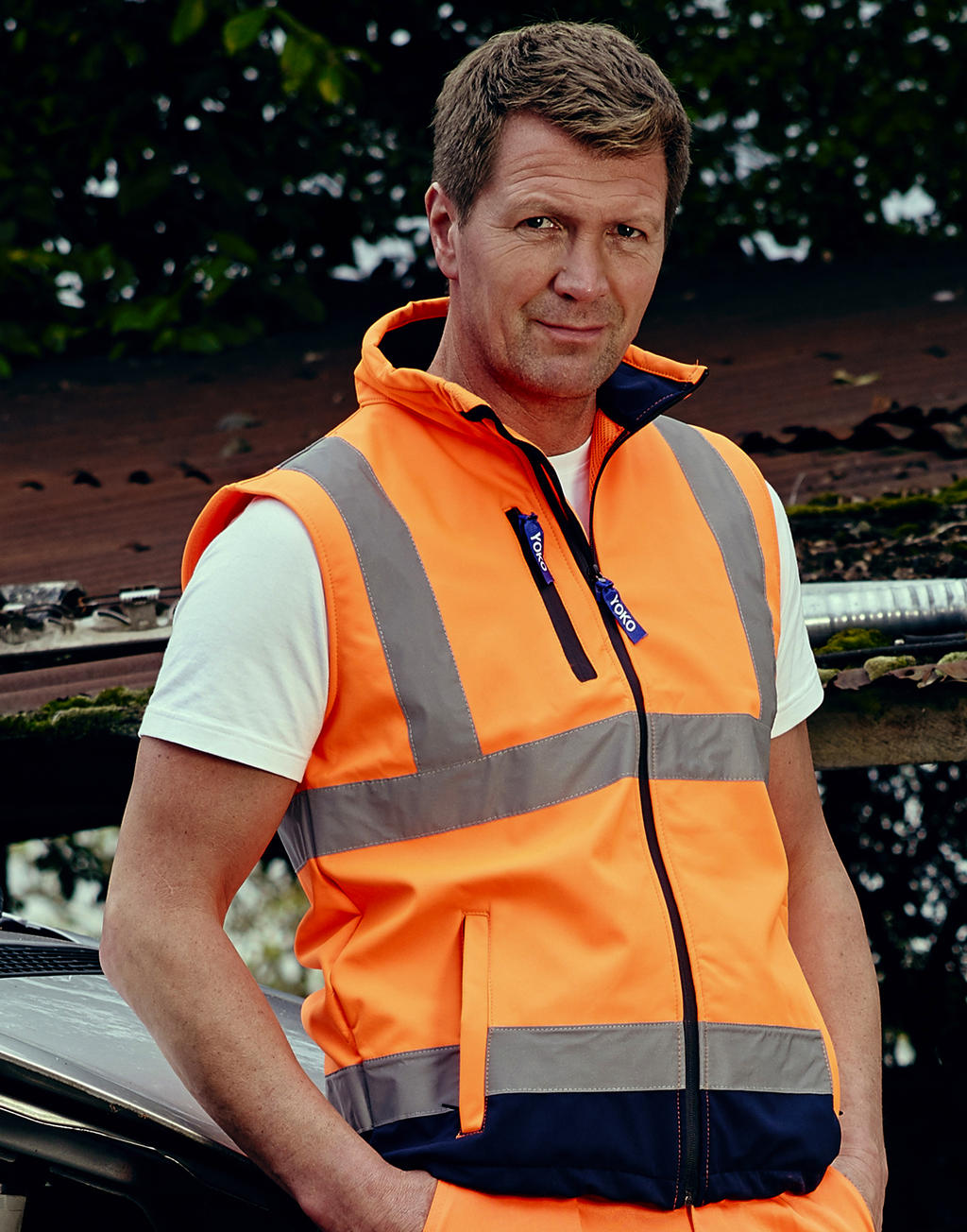 Fluo Softshell Bodywarmer