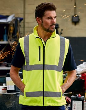 Fluo Softshell Bodywarmer