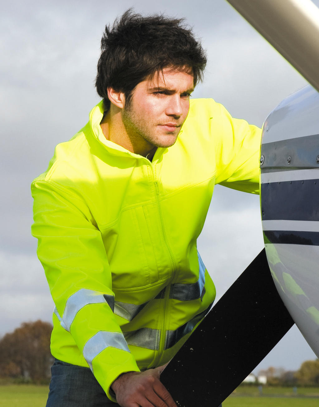 Hi-Vis Softshell Jacket