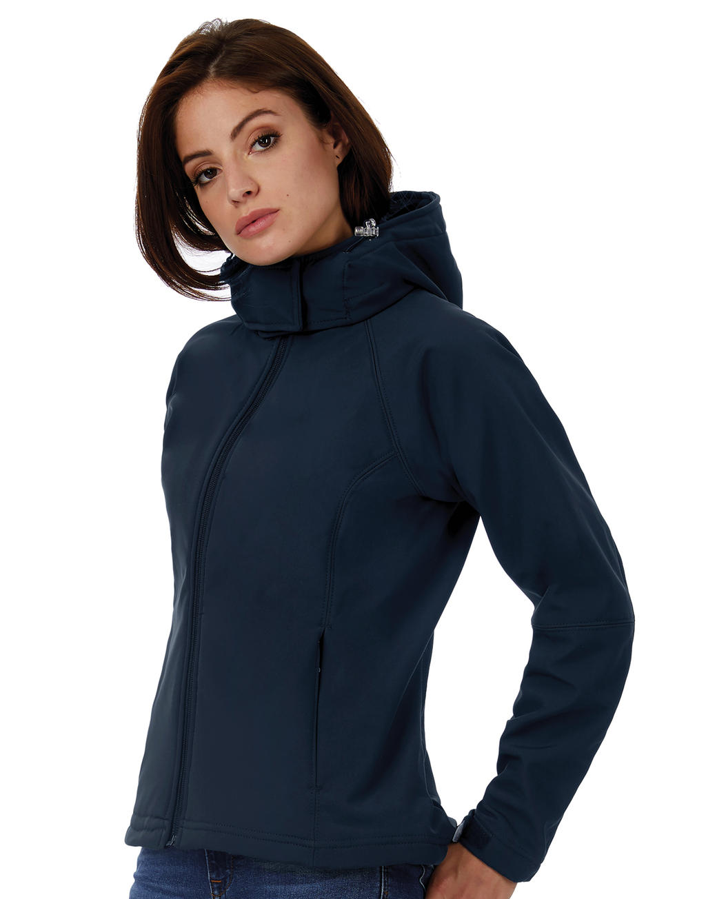 Kapucnis női softshell kabát Hooded Softshell/women