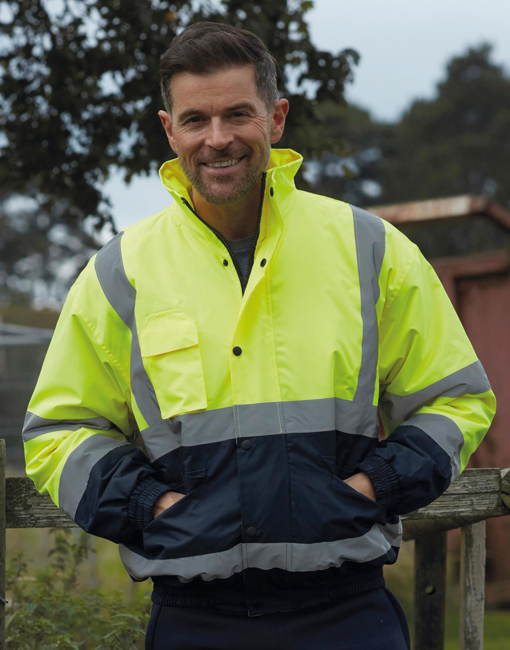 Fluo 2-Tone Bomber Jacket