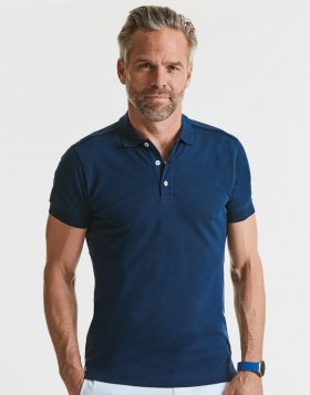 Men`s Fitted Stretch Polo