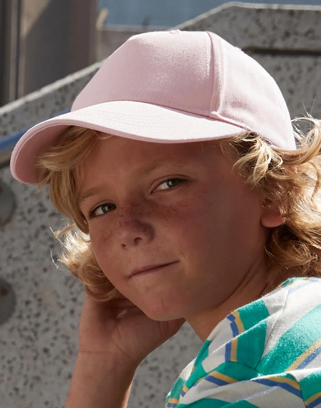 Junior Organic Cotton 5 Panel Cap