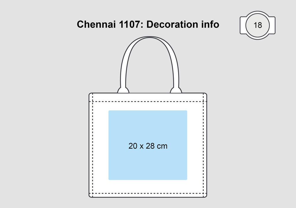 Chennai Short Handled Jute Shopper Bag