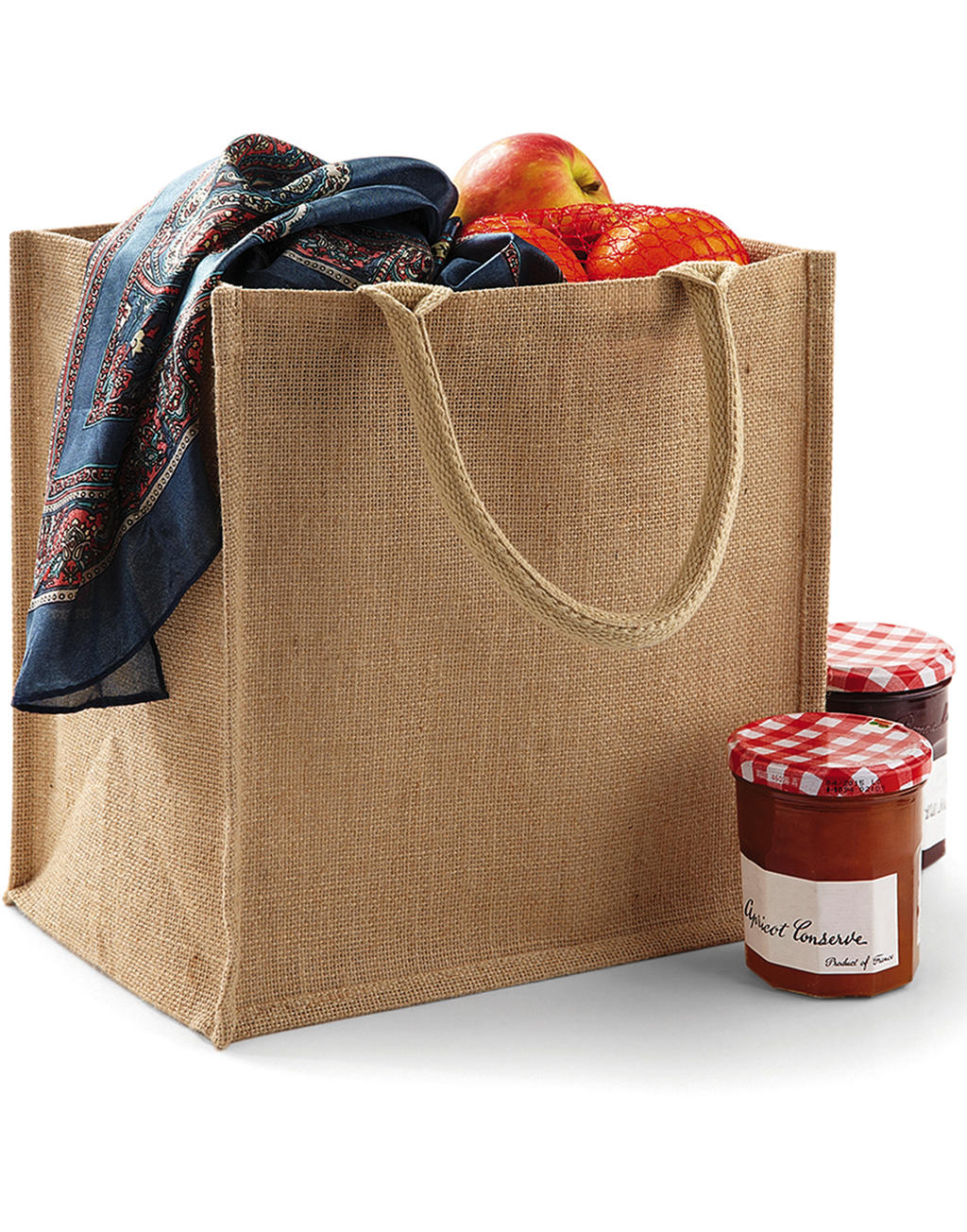 Jute Midi Tote