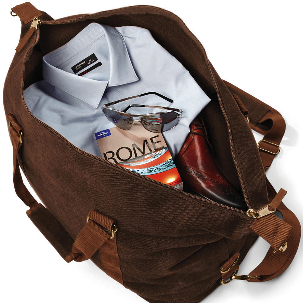 Vintage Canvas Weekender