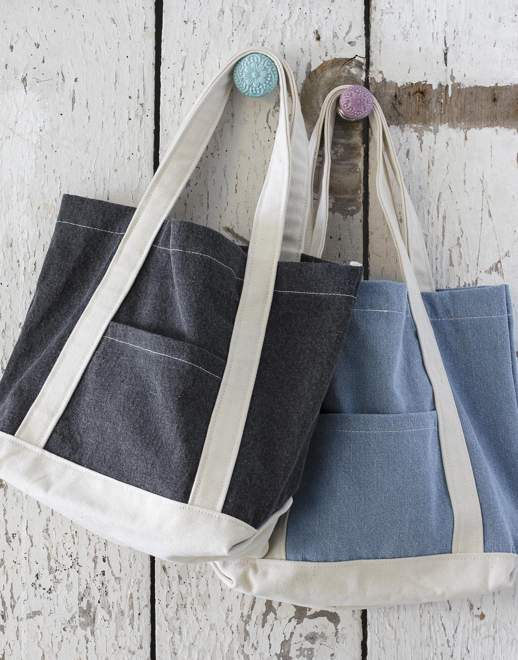Canvas Denim Shopper